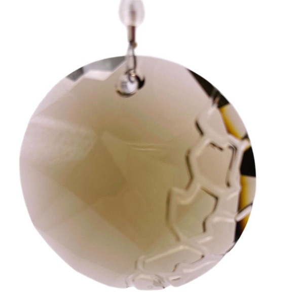 Swarovski 2010 SCS Amber Crystal Earth Ornament Suncatcher #A9100NR000156 w/ Box - Picture 2 of 11